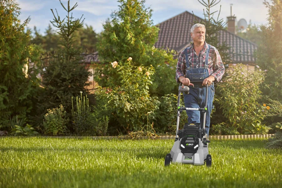 battery operated lawn mower