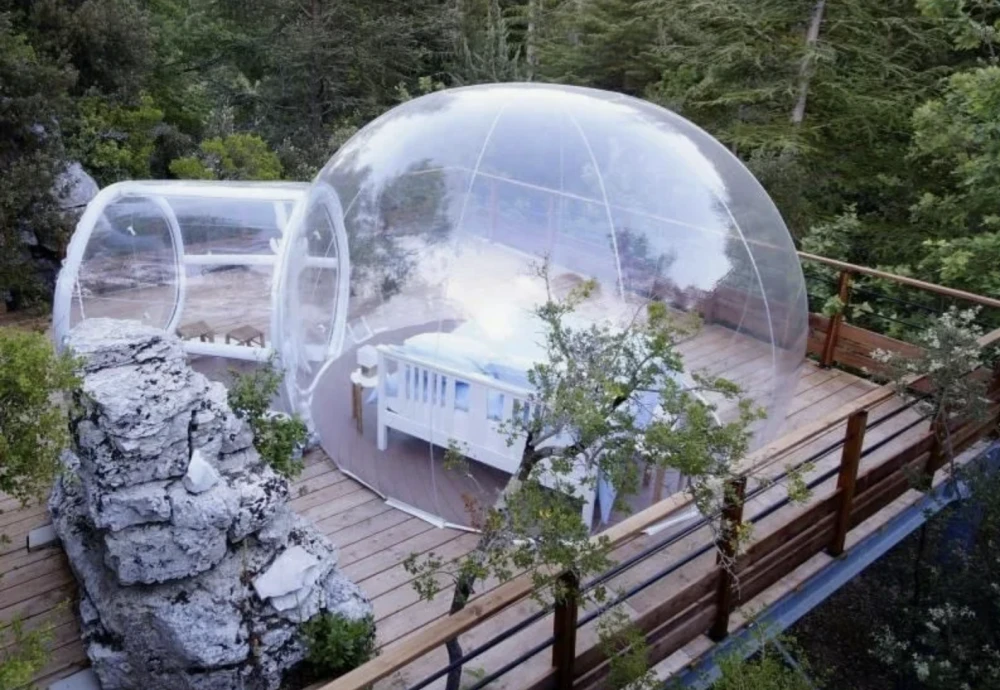 transparent crystal tents