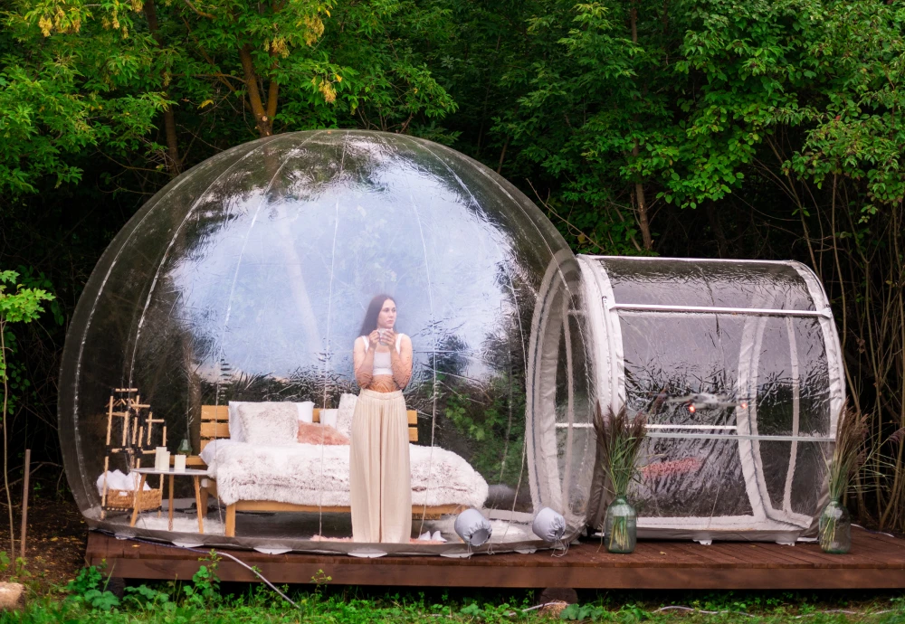 transparent crystal tents